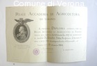 La Reale Accademia di Agricoltura di Torino nomina Enrico Nicolis socio cor