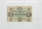 Buono del valore di 1 lira della Banca Commerciale di Verona