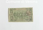 Buono del valore di 1 lira della Banca Mutua Popolare di Verona