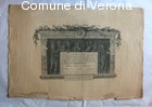 Diploma di benemerenza al Museo Civico di Verona per la partecipazione alla