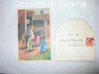Cartolina di auguri di Buona Pasqua indirizzata al dott. Albano Vitturi da 