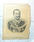 Vittorio Emanuele III Re d'Italia. Nato in Napoli 4 nov. 1869. Salito al tr