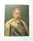 Stampa bifronte con i ritratti di Vittorio Emanuele III (1869-1947) e di Um