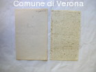 Lettera di Carlo Montanari a Luigi Castelli del 22 agosto 1839 da Bologna