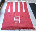 Bandiera con stemma scaligero verticale