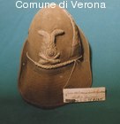 Berretto del tenente di artiglieria di montagna Giuseppe Cortese